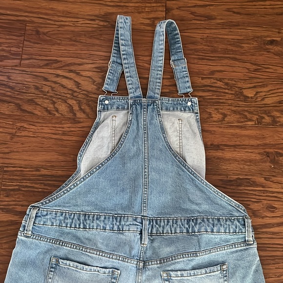 Isabel Maternity overall jeans shorts - Picture 8 of 12